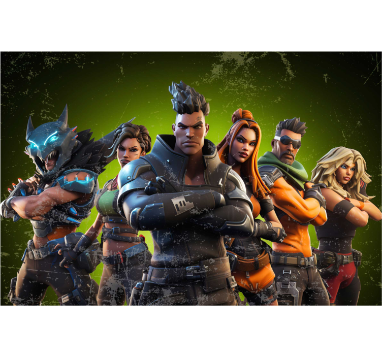 Epic characters teenage wall mural - TenStickers