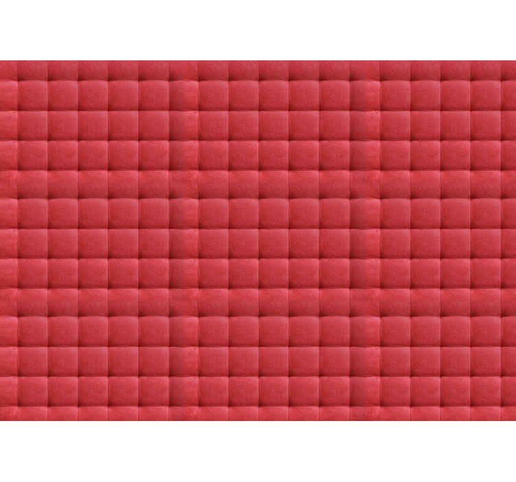 Leather Padding Pattern Effect Wallpaper - TenStickers