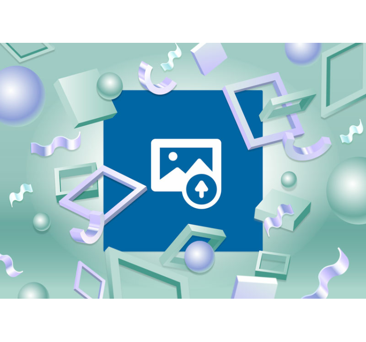 Hand Holding Blossom flower wall mural - TenStickers