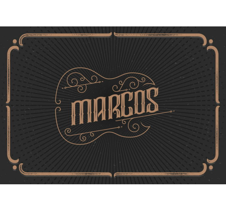 Personalised elegant design teenager wall mural - TenStickers