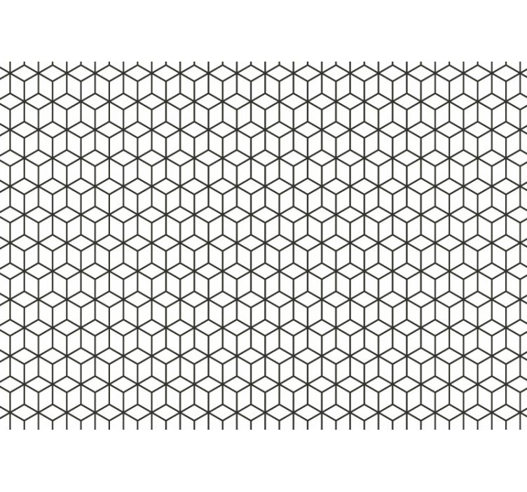 Squares with customizable color 3D Wall Mural - TenStickers