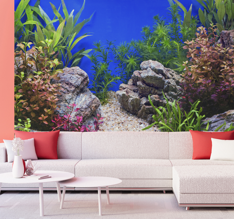Aquatic Landscape nature wall mural - TenStickers