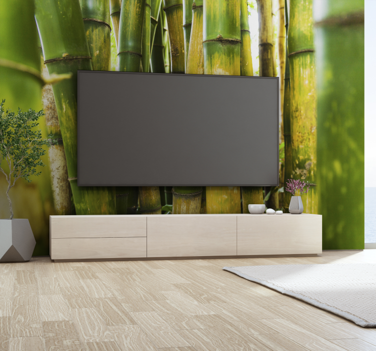 Bamboo zen wall mural for you - TenStickers