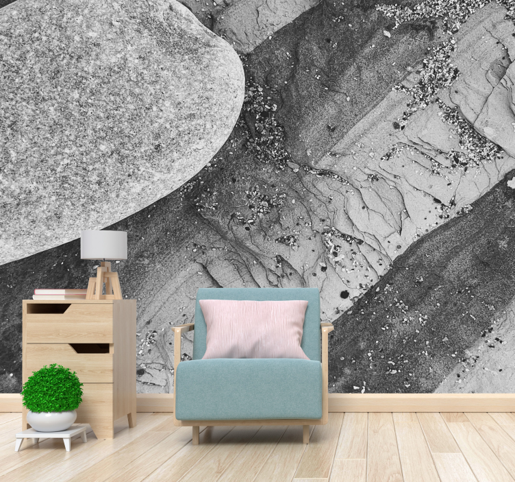 Conceptual Rock Surface stone wall mural - TenStickers