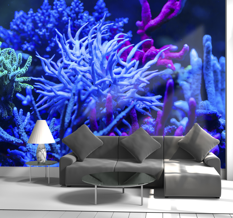 Coral Underwater Harmony ocean wall mural - TenStickers