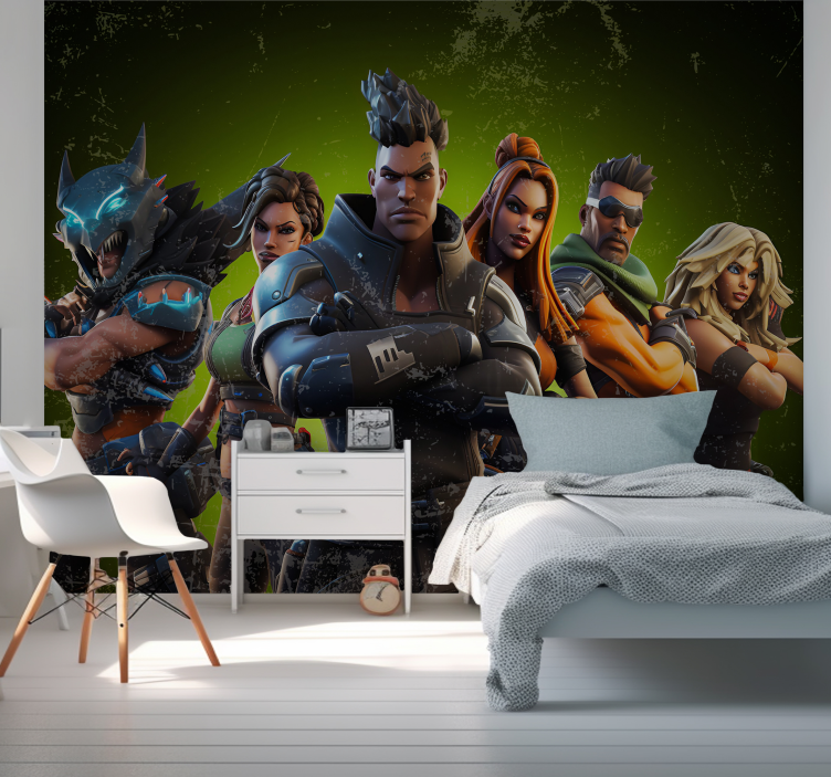 Epic characters teenage wall mural - TenStickers