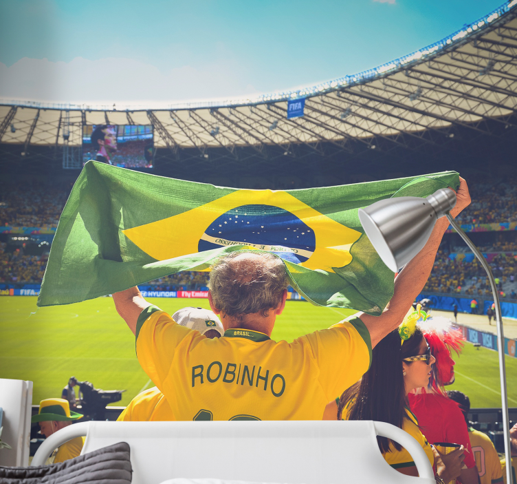 Football Brazil Teenage Wall Murals - TenStickers
