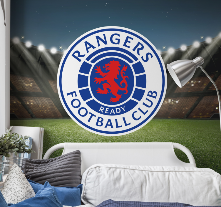Football Club Emblem vehicle wall mural - TenStickers