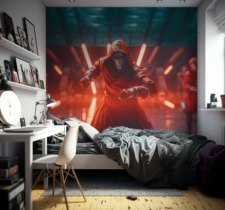 Galactic evil warrior teenage wall mural - TenStickers