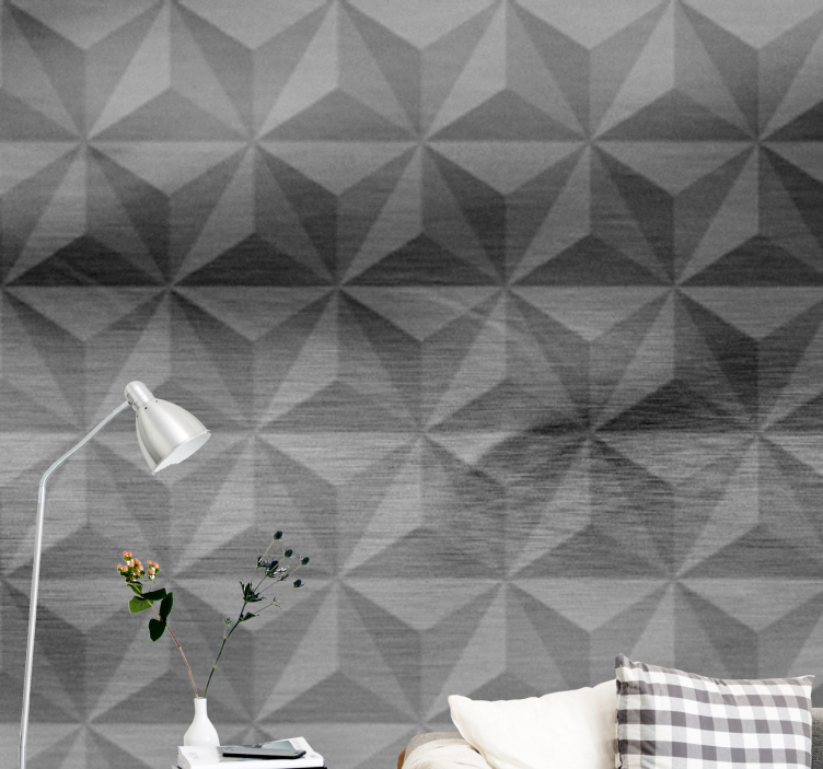 Geometric Pattern Design texture wall mural - TenStickers
