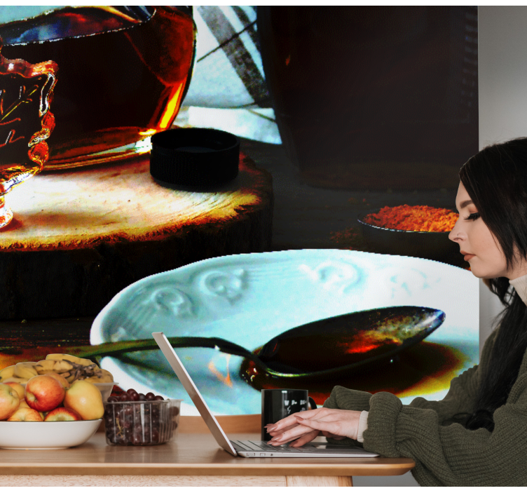 Maple Syrup Delight graffiti wall mural - TenStickers