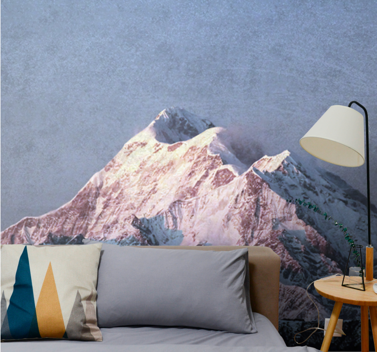 Mountain wall mural grand mountain summit - TenStickers