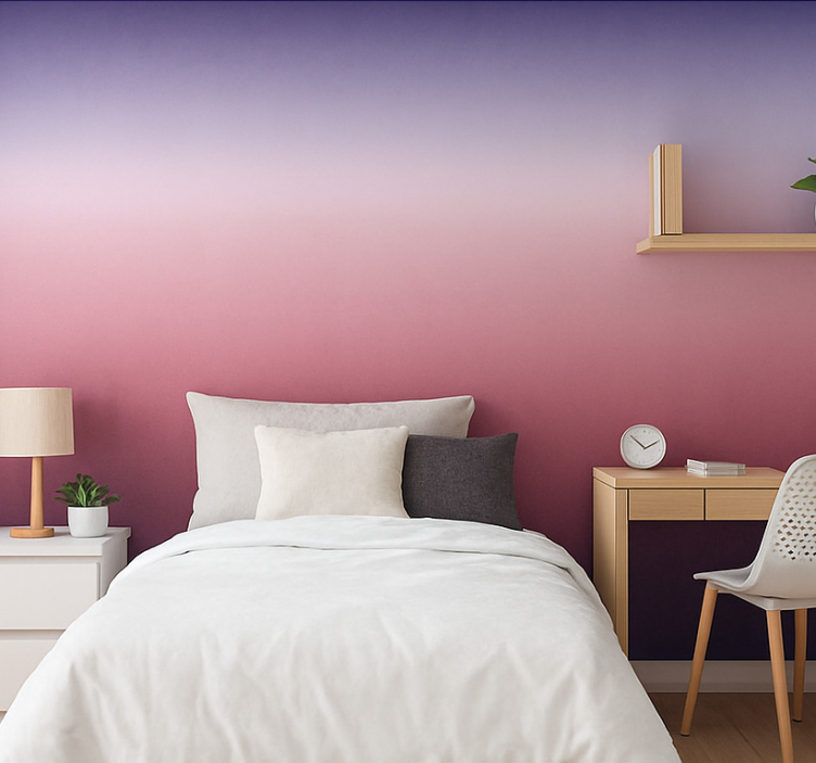 Multiple colour gradient teenager wall mural - TenStickers