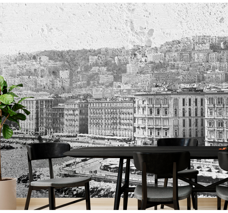 Naples Coastal View city wall mural - TenStickers