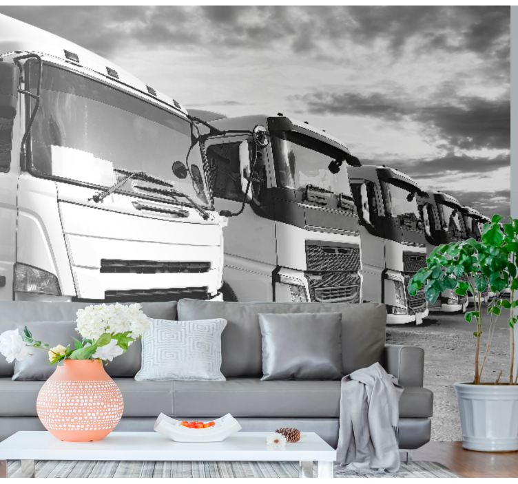 Vehicle wall mural trucks collection - TenStickers