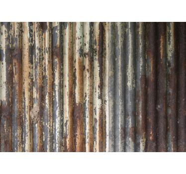 Metal sheets mural wallpaper - TenStickers