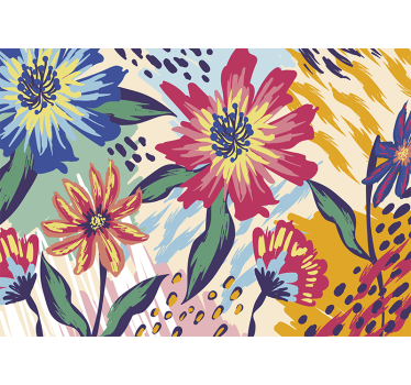Van Gogh flowers Art Wall Mural - TenStickers