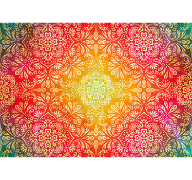 Colourful  zen wallpaper - TenStickers
