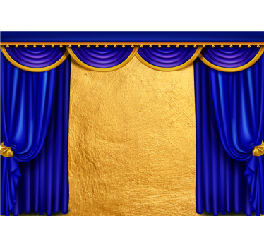 Texture wall mural golden textured panels - TenStickers