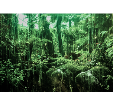 Amazonian tempus life forest mural wallpaper - TenStickers