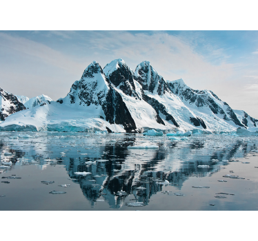 3D hidden ice berg mural wallpaper - TenStickers