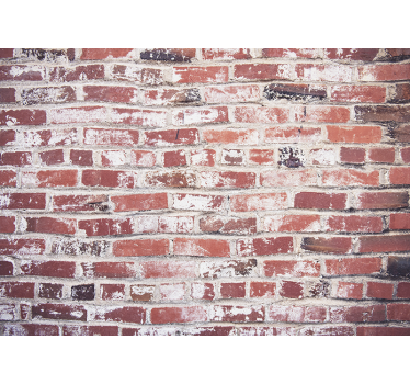 old brick wall brink mural - TenStickers