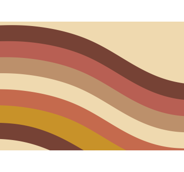 70's stripes vintage mural - TenStickers