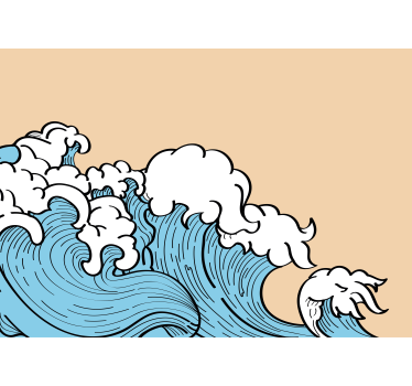 70's esthetic pop wave vintage mural - TenStickers