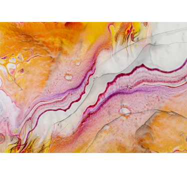 Colorful summer colours marble design wall Murals - TenStickers