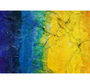 Abstract wall mural in lively color combinations - TenStickers