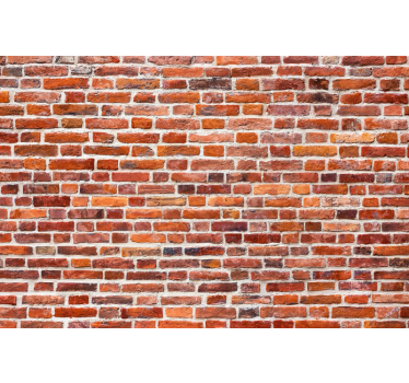Classic bricks "Industrial Style" living room mural - TenStickers