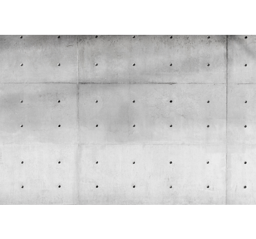 Cement structures "Industrial Style" living room mural - TenStickers