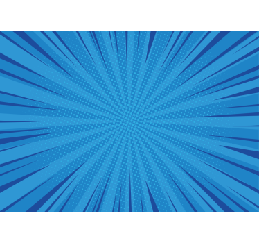 Blue pop comic background vintage mural - TenStickers