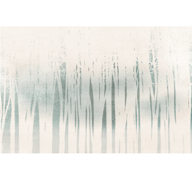 Abstract Scandinavian style forest abstract mural - TenStickers