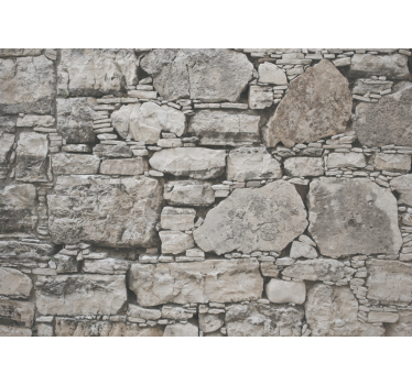 Rustic style pattern stones murals - TenStickers