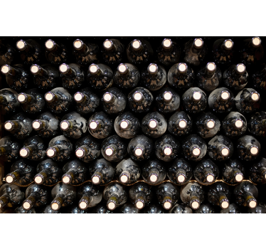 Winery bottle photo vintage  wall mural - TenStickers