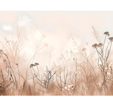 Reeds Plant nature wall mural - TenStickers