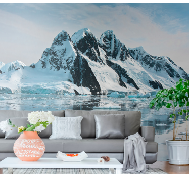 3D hidden ice berg mural wallpaper - TenStickers