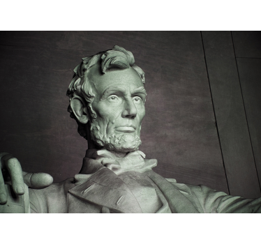 Lincoln monument close-up new york wall mural - TenStickers