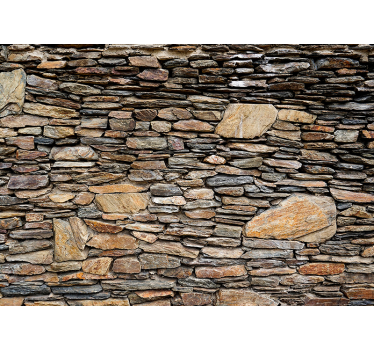 Stone wall stone murals - TenStickers