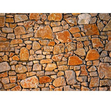 Stone wall mural rocky stone texture - TenStickers