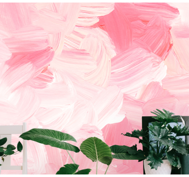 Abstract wall mural soft brush strokes - TenStickers