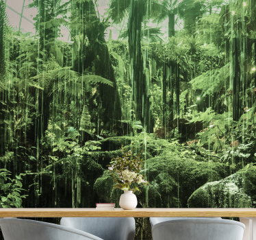 Amazonian tempus life forest mural wallpaper - TenStickers