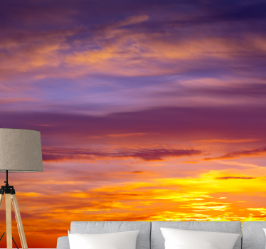 Colourful sunset aesthetic nature murals - TenStickers