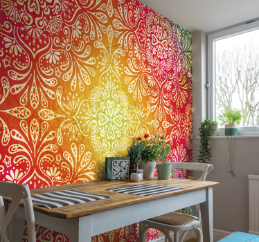 Colourful  zen wallpaper - TenStickers