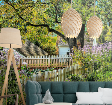 "Cottagecore" spring views nature murals - TenStickers