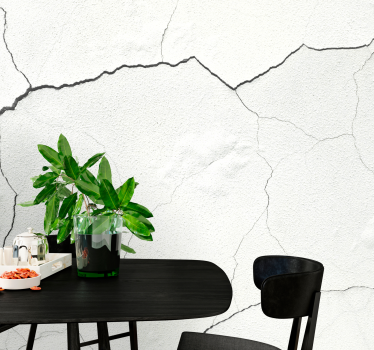 Cracks in the wall mural wallpaper - TenStickers