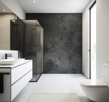 Dark Steel Texture Wall Mural - TenStickers