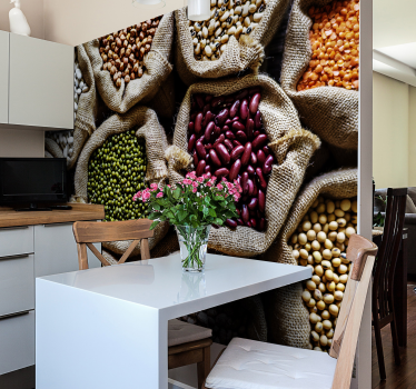 Different pulses pattern wall mural - TenStickers