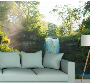 element water green forest nature murals - TenStickers